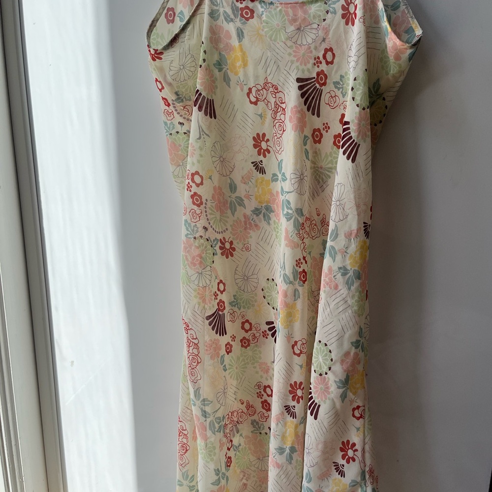 CK Floral Patterned Slip Dress - Picture 5 of 7